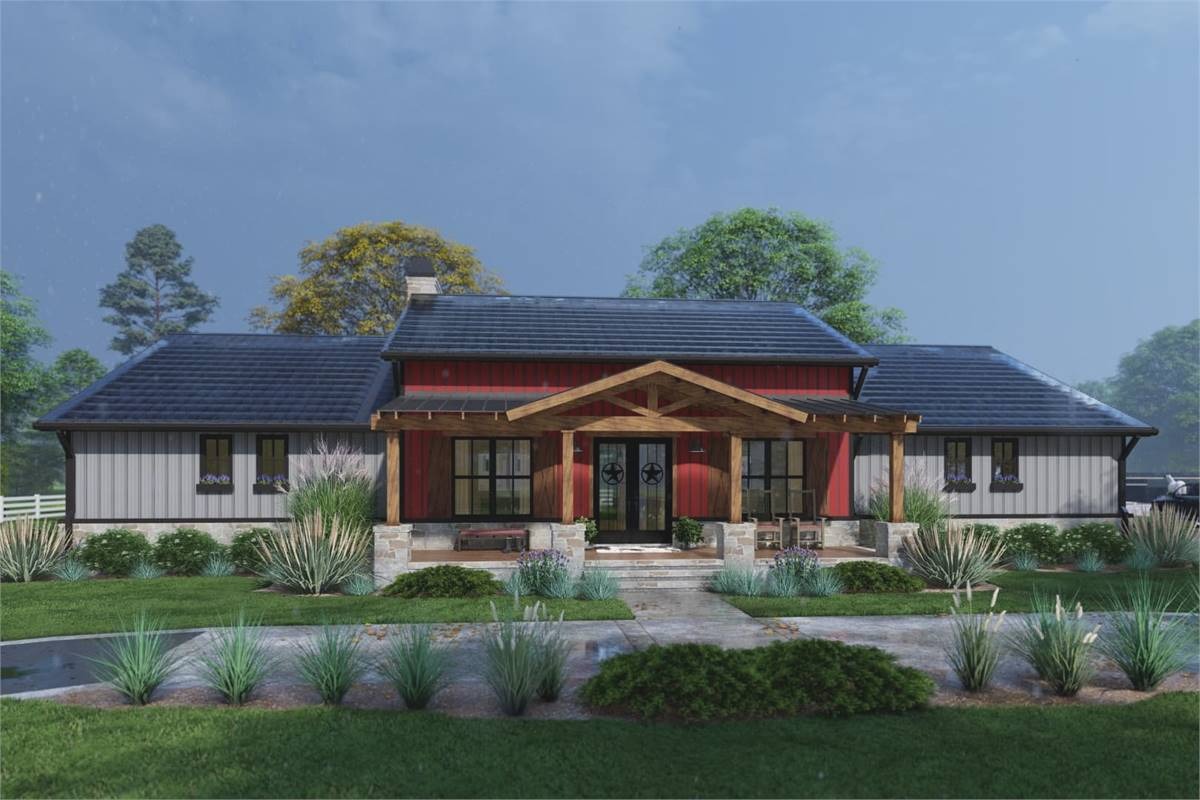 A Converted Barn Style Plan with Modern Features