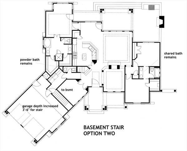 Basement Stair Location: Option 2