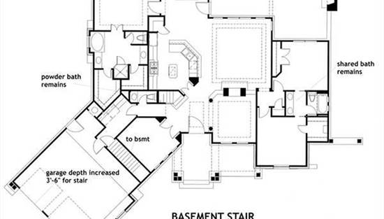 Basement Stair Location: Option 2