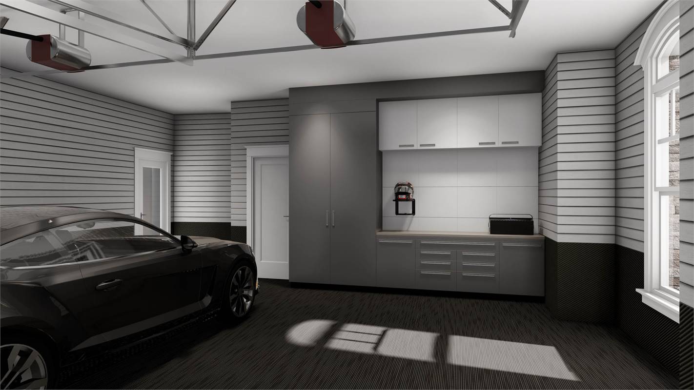 Garage and Workshop Area for Tool Storage image of L'Attesa Di Vita II House Plan