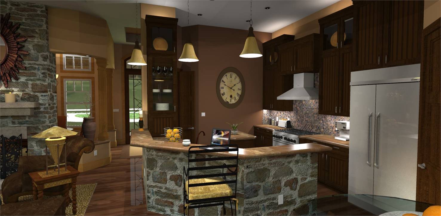 Kitchen image of L'Attesa di Vita House Plan