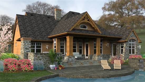 Top Ing Craftsman House Plan With 3, Craftsman Bungalow House Plans Under 2000 Square Feet
