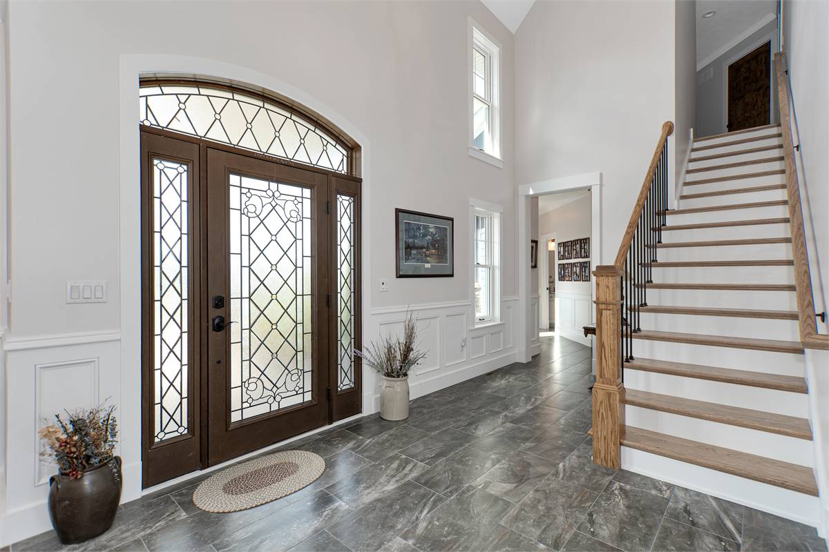 Stunning Foyer and Stairs Leading to Bonus Space
