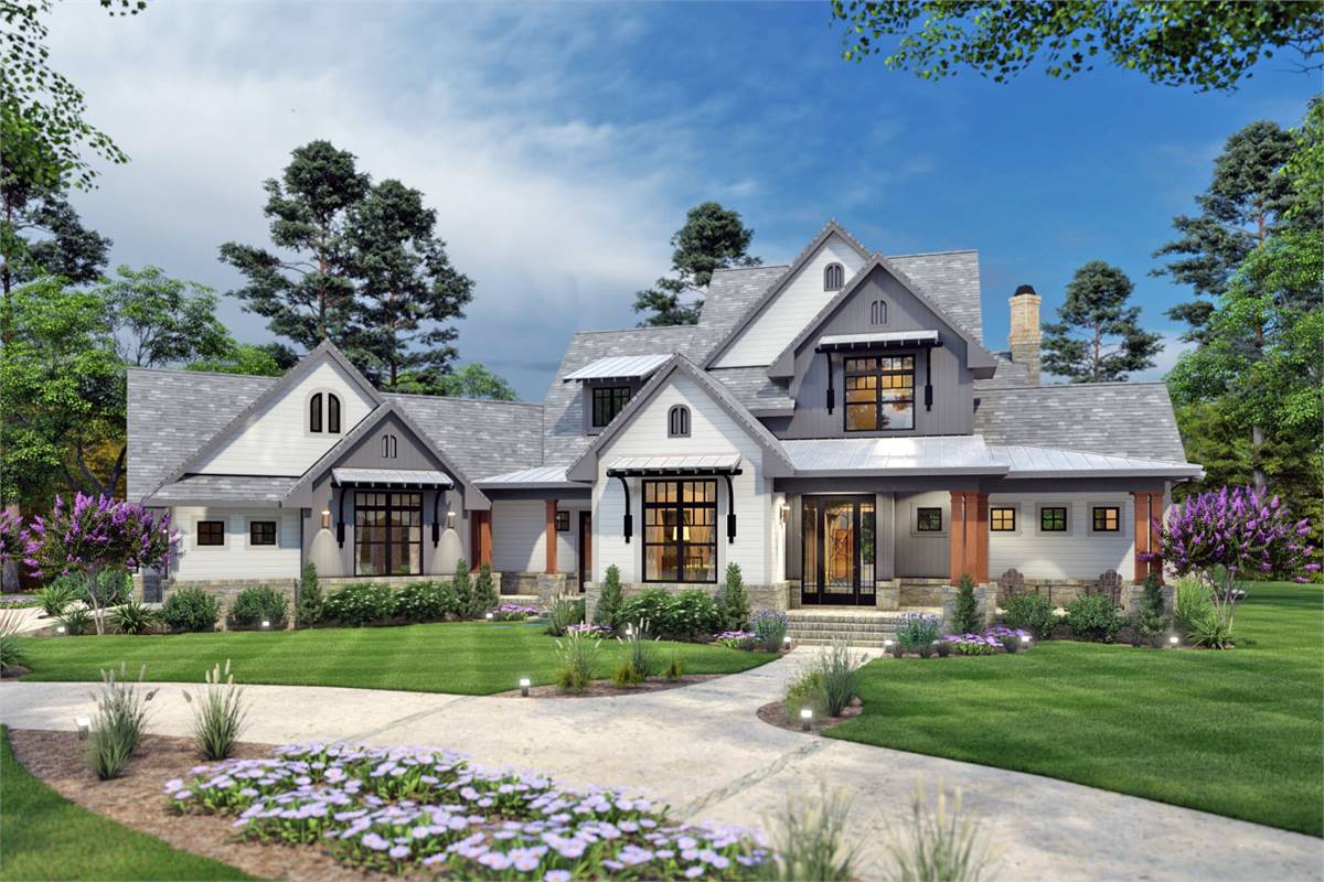 Country House Plan With 3 Bedrooms And 2 5 Baths Plan 3151