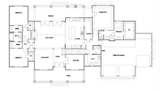 3-Car Front-Entry Option