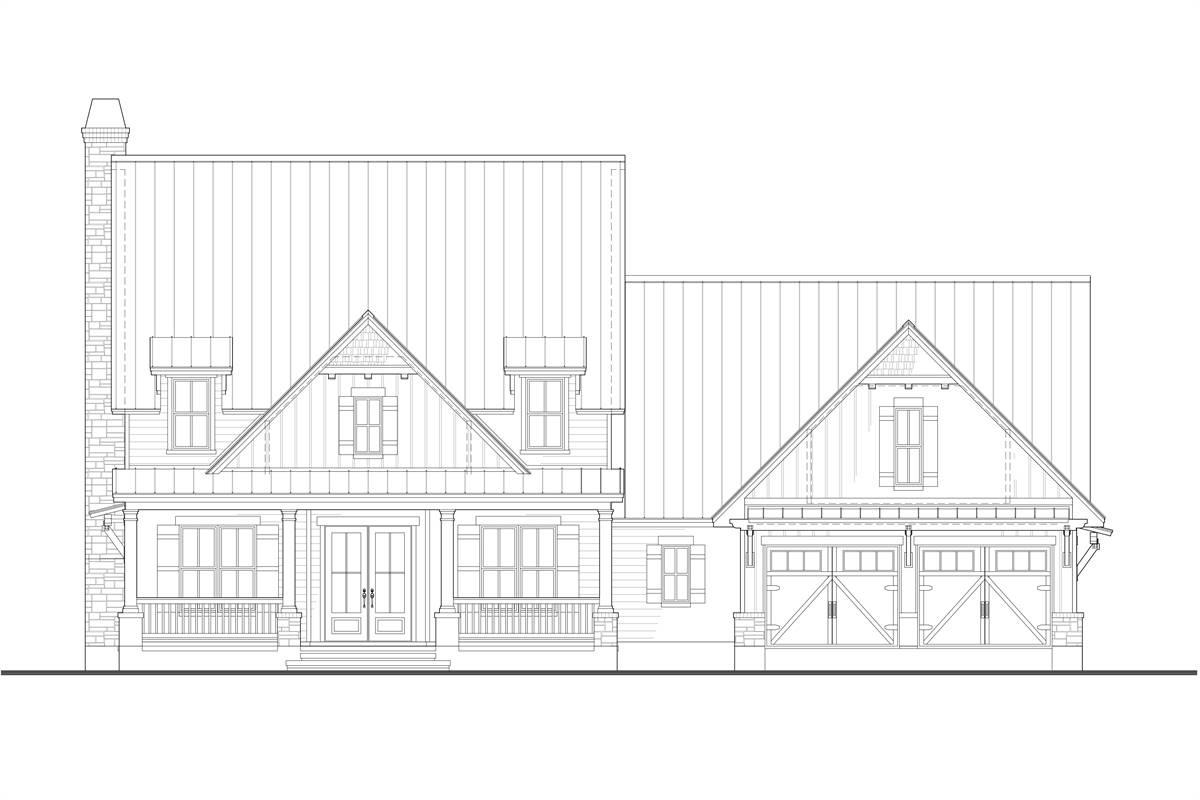 Front View image of The Jefferson House Plan