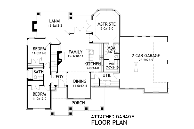 Craftsman House Plan With 3 Bedrooms And 2 5 Baths Plan 2231