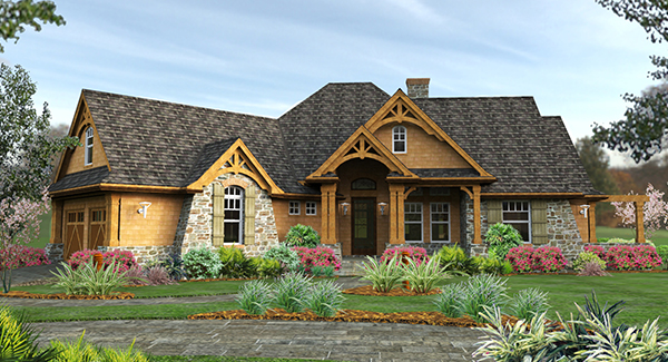 Mid-Sized All-American Family Home Plan