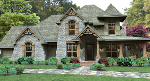  Cottage  House  Plan  with 4 Bedrooms and 3 5 Baths Plan  4503