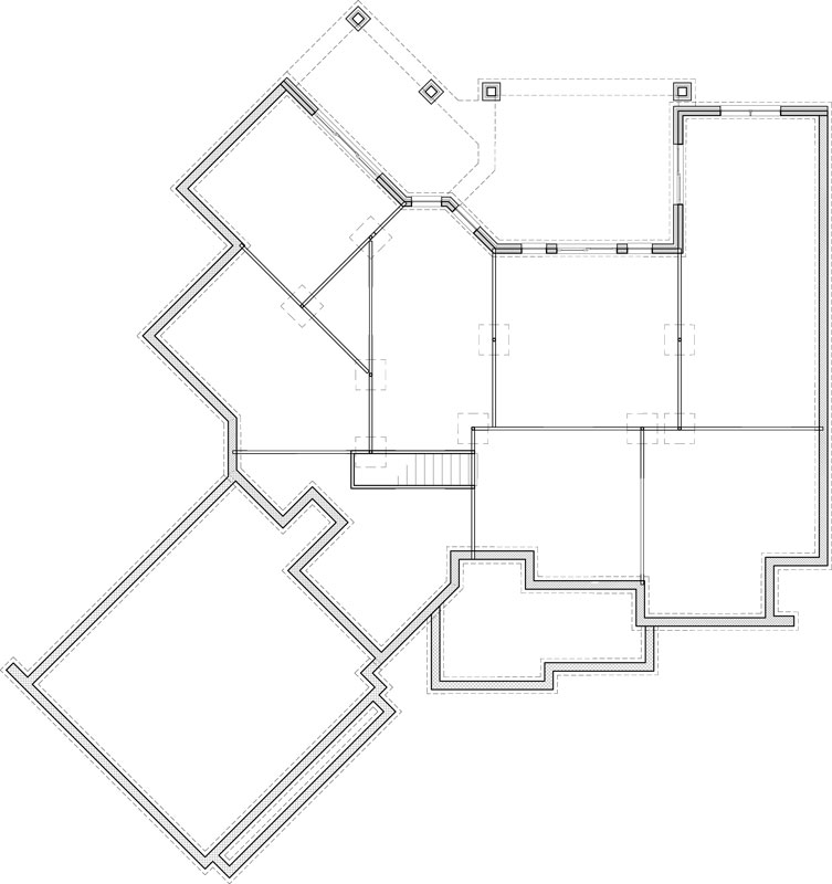 Walkout Basement Floor Plan image of Reconnaissante Cottage House Plan