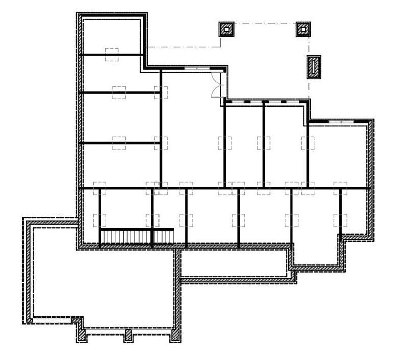 Walkout Basement Floor Plan image of La Casa Bella House Plan