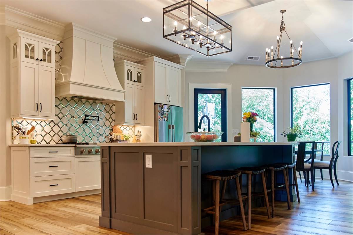 Beautiful Kitchen View Leading to Breakfast Nook