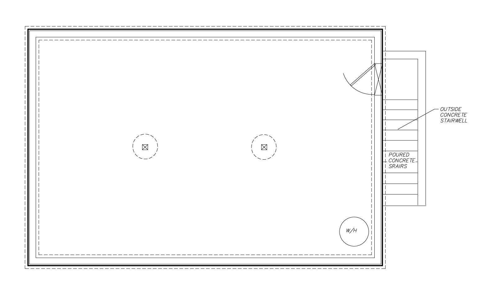 Basement with Exterior Stairs