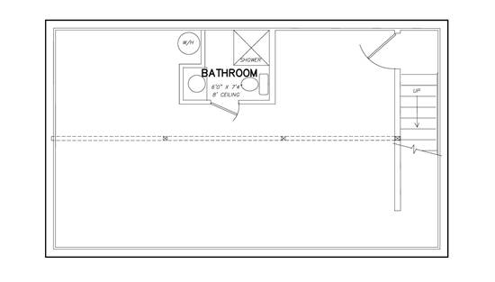 Basement with Interior Stairs