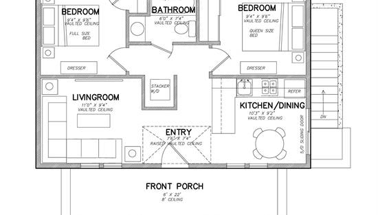 1st Floor with Exterior Basement Stair Location