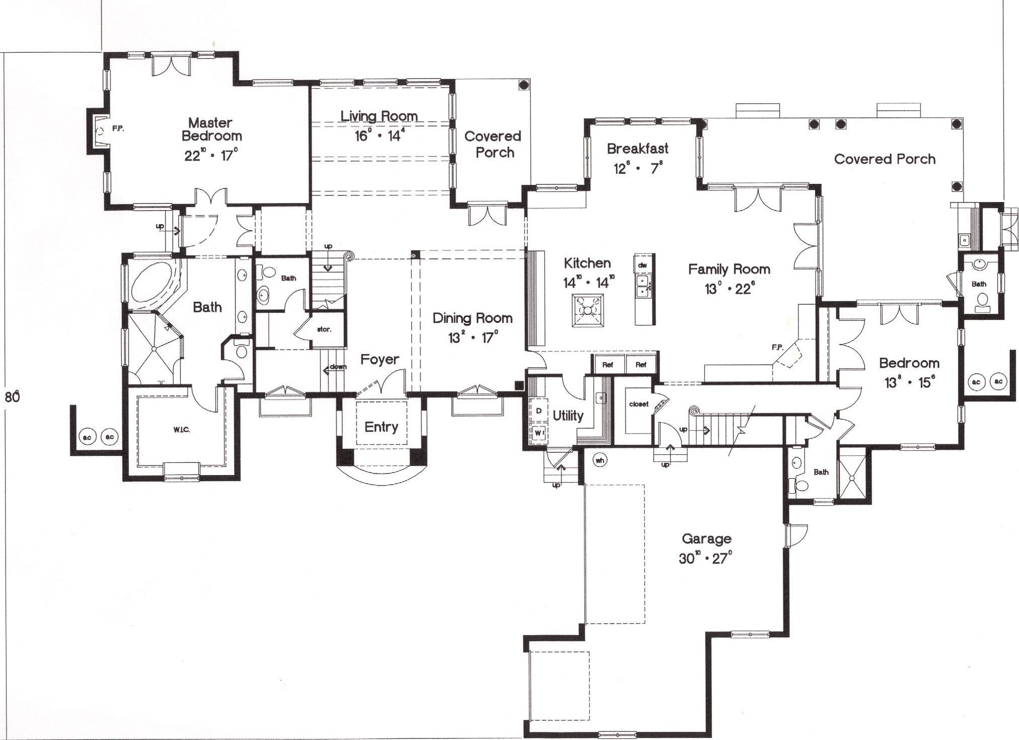 European House Plan With 4 Bedrooms And 4 5 Baths Plan 5246