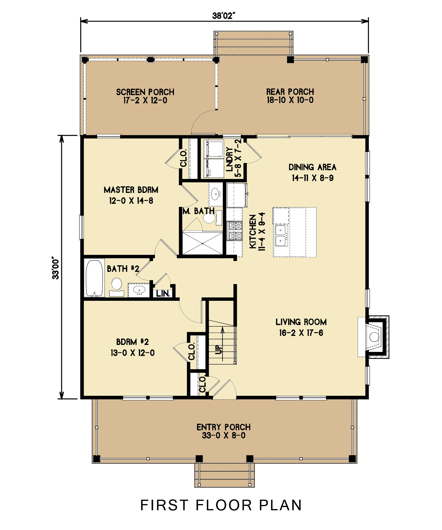 Single Story Lindenwood B - River Bluff Custom Homes, image size:1500x1800