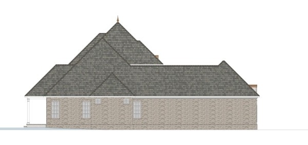 Left Elevation image of Daisy Drive House Plan