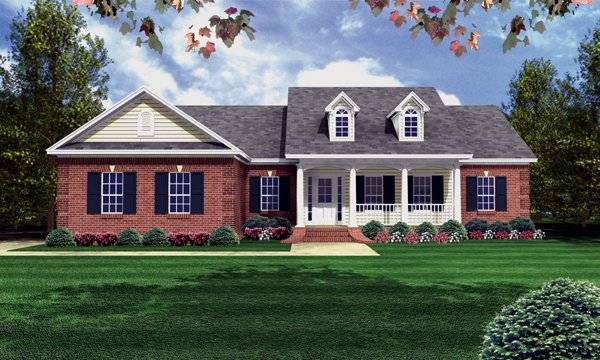 Colonial House Plan With 3 Bedrooms And 2 5 Baths Plan 5692