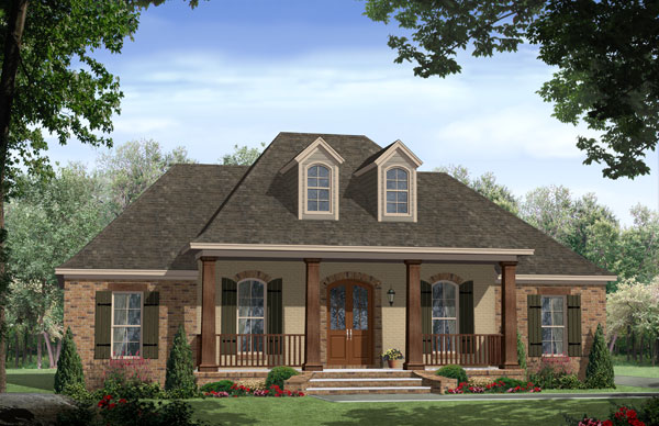 Front Elevation image of The Avondale Court House Plan