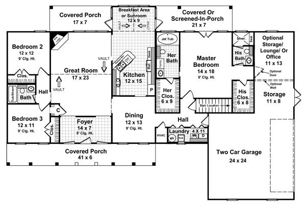 1st Level Floorplan