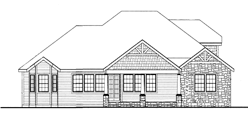 Rear View Elevation
