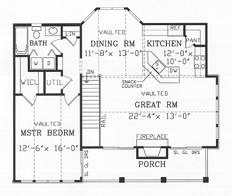 Second Floor Plan image of HIGHPOINT House Plan