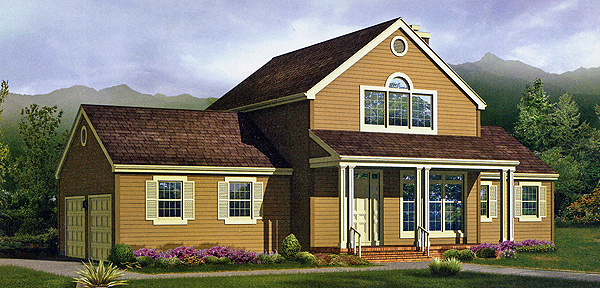 Country House Plan with 3 Bedrooms and 2.5 Baths - Plan 3895