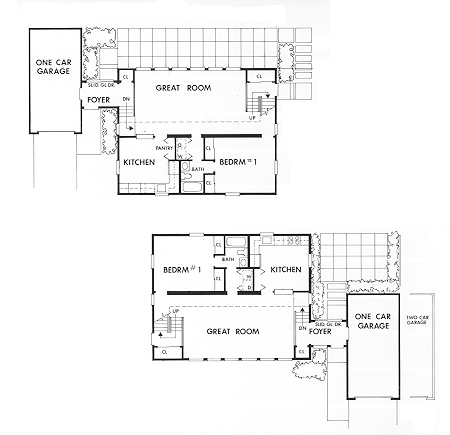 Contemporary House Plan with 3 Bedrooms and 2.5 Baths - Plan 3820