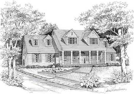 Front Rendering image of CARNATION House Plan