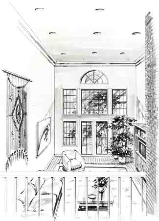 Family Room image of MONTICELLO House Plan