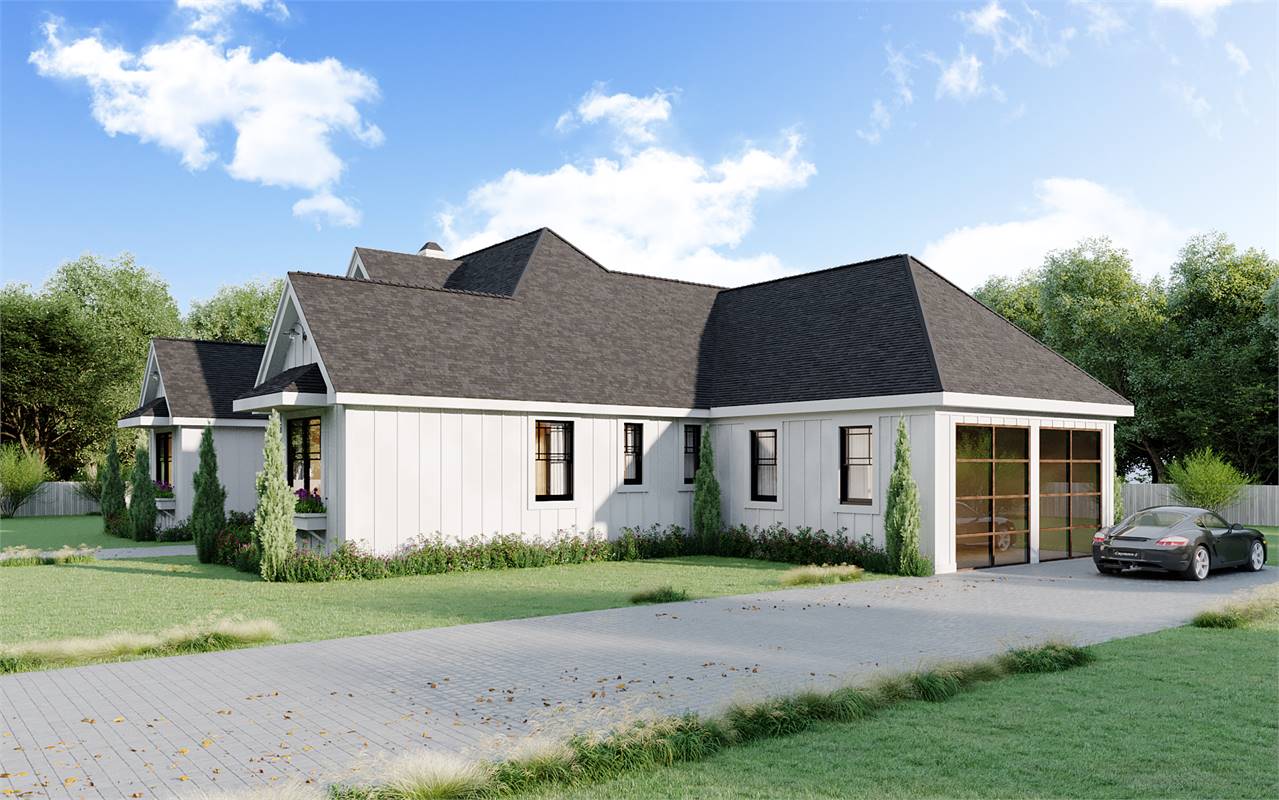 Side View image of Leesburg House Plan