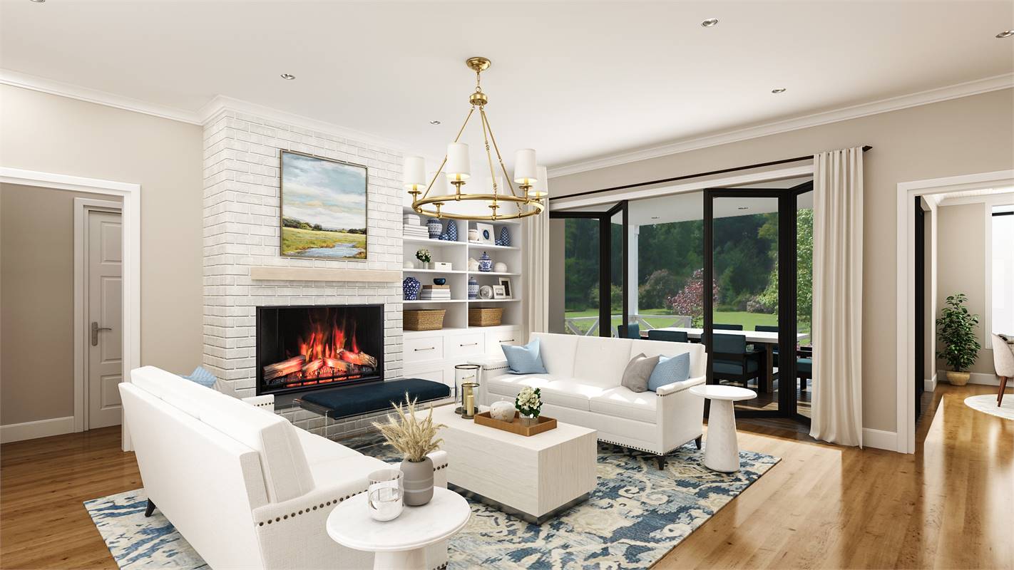 Living Room image of Leesburg House Plan