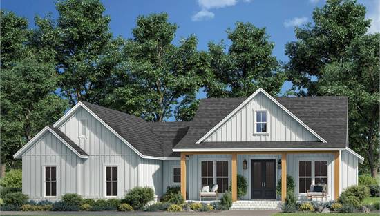 4 Bedroom Country Style House Plan 10125 - Plan 10125