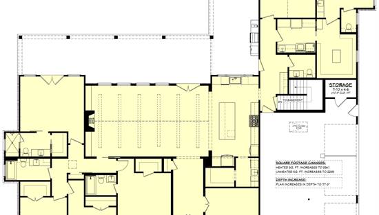 1st Floor with Basement Stair Location