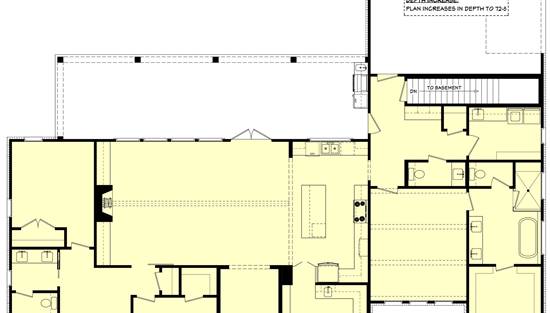 1st Floor with Basement Stair Location