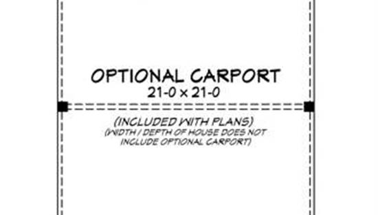 Detached Optional Carport
