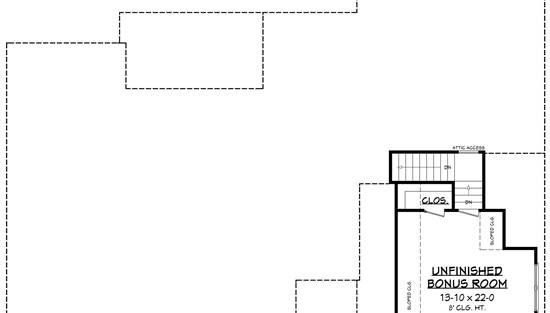 Bonus Room Plan