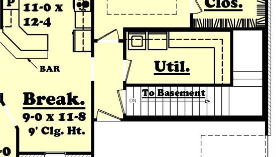 Basement Stair Location