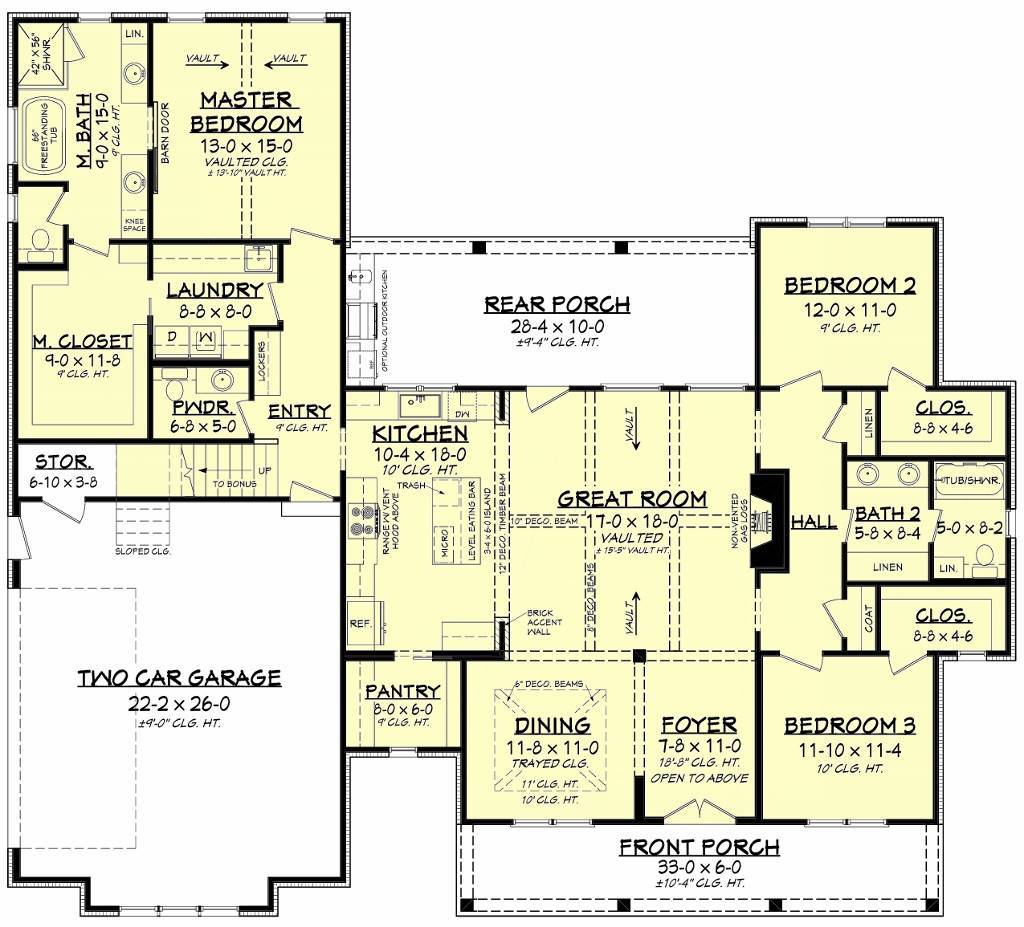 1st Floor Plan image of Chelci House Plan