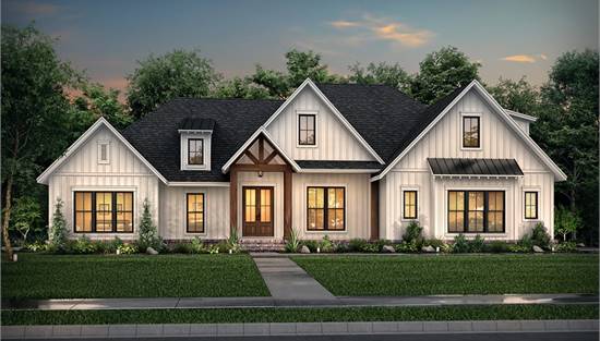 Beautiful Exclusive Farm House Style House Plan 7281 - Plan 7281