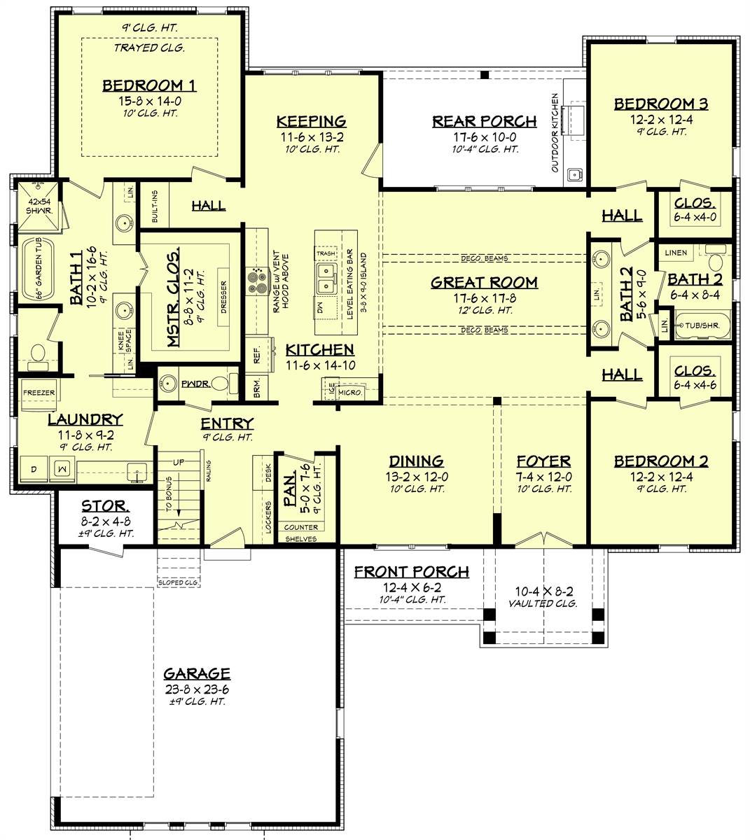 Main Floor Plan image of Richmond Avenue House Plan