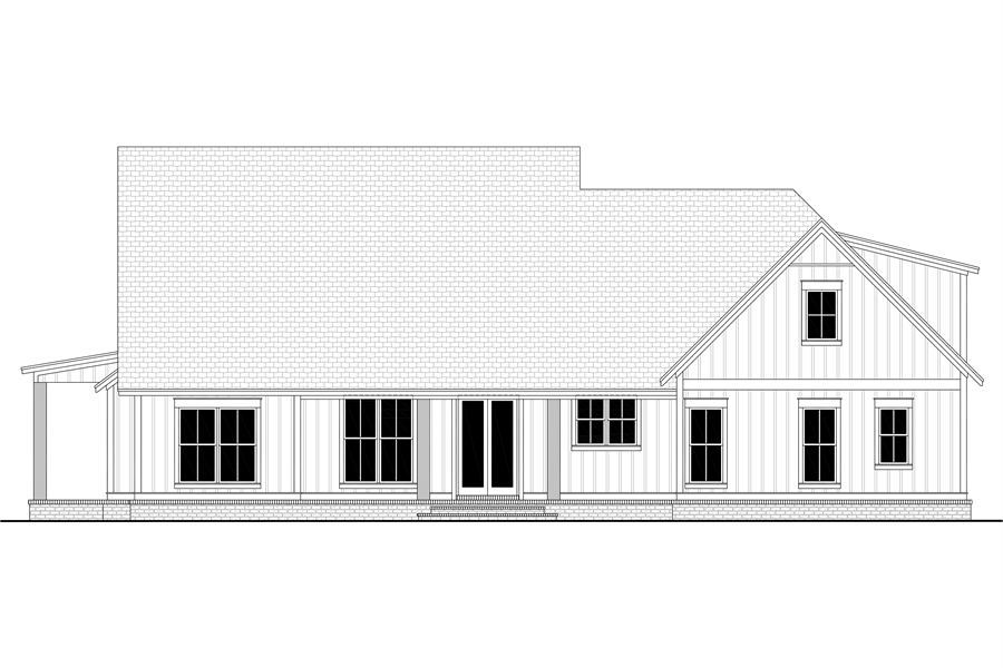 Rear View Elevation