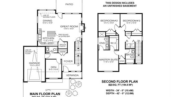 Main & Second Floor