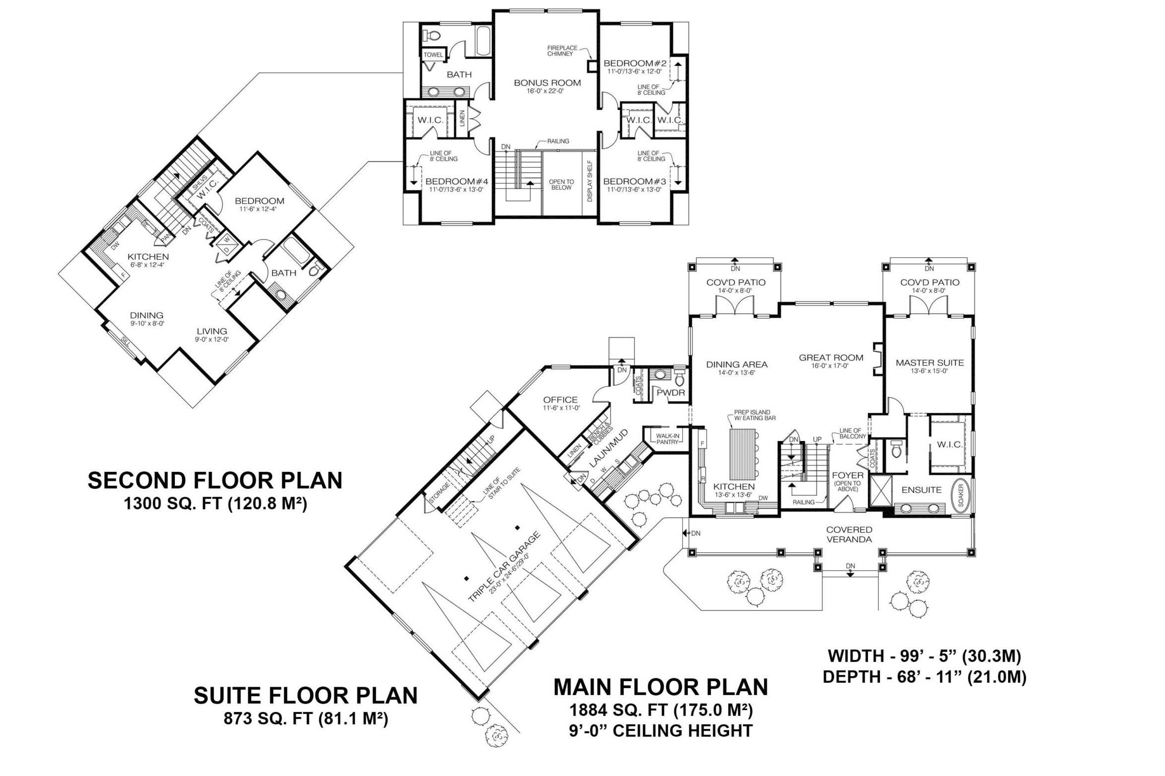 1st and 2nd floor plan