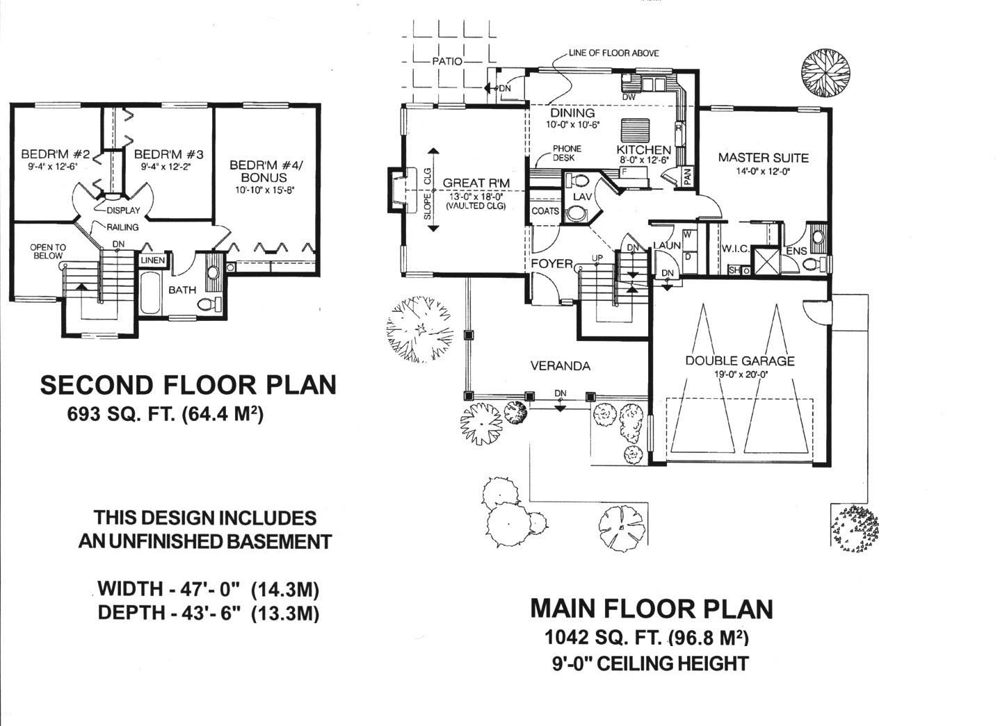 Main and Second Floor
