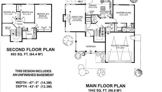 Main and Second Floor