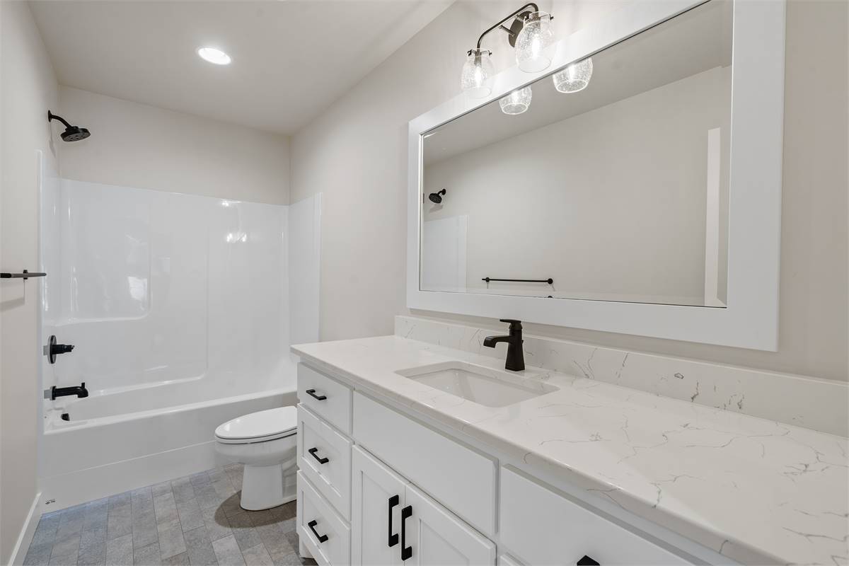 Shared Upstairs Bathroom with Ample Counterspace