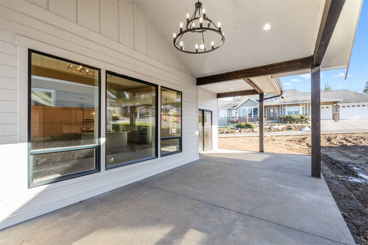 A Large Rear Covered Patio Perfect for Family Gatherings