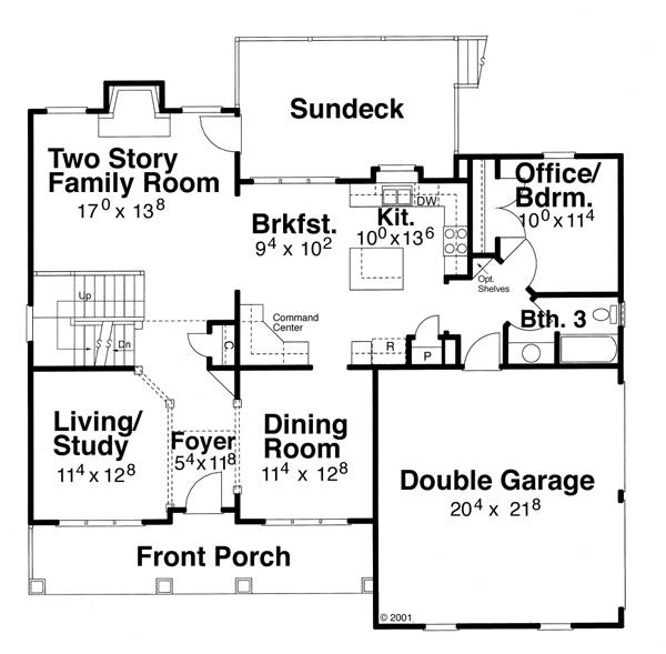 Craftsman design is neighborhood's finest - Plan 6800